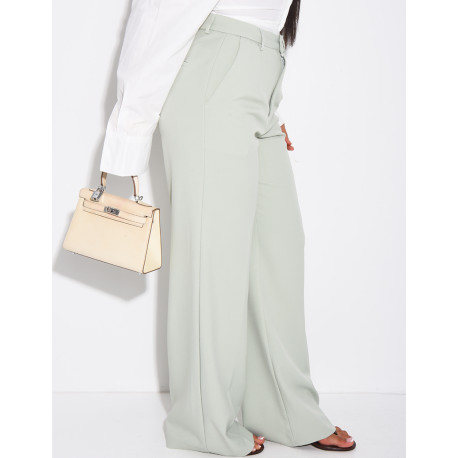 Pantalon de tailleur coupe droite