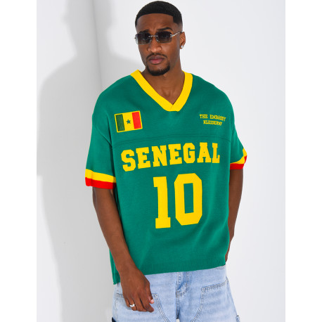 T-shirt côtelé "Sénégal"