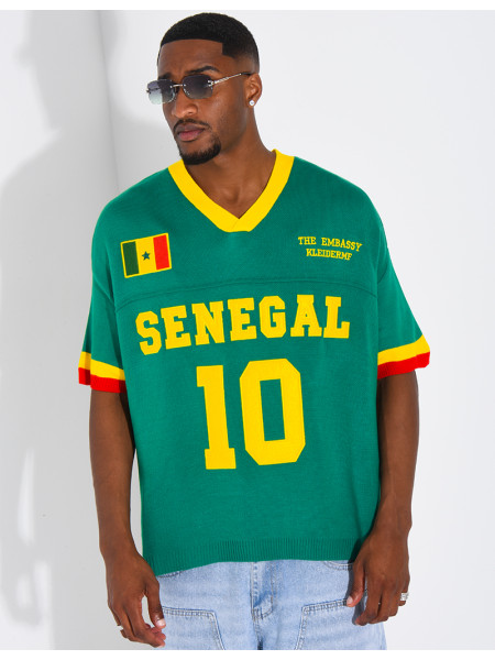 T-shirt côtelé "Sénégal"