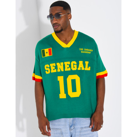 T-shirt côtelé "Sénégal"