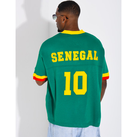 T-shirt côtelé "Sénégal"