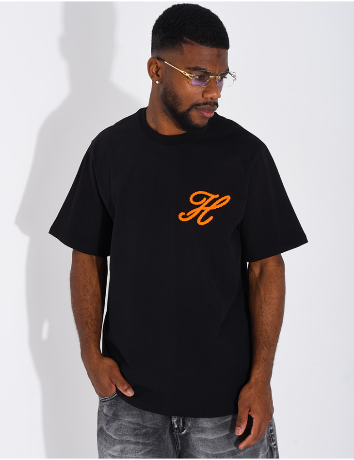 T-shirt "H" brodé