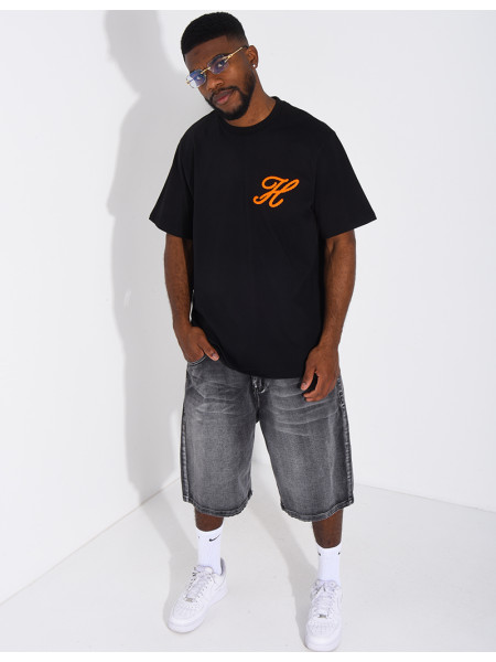 T-shirt "H" brodé