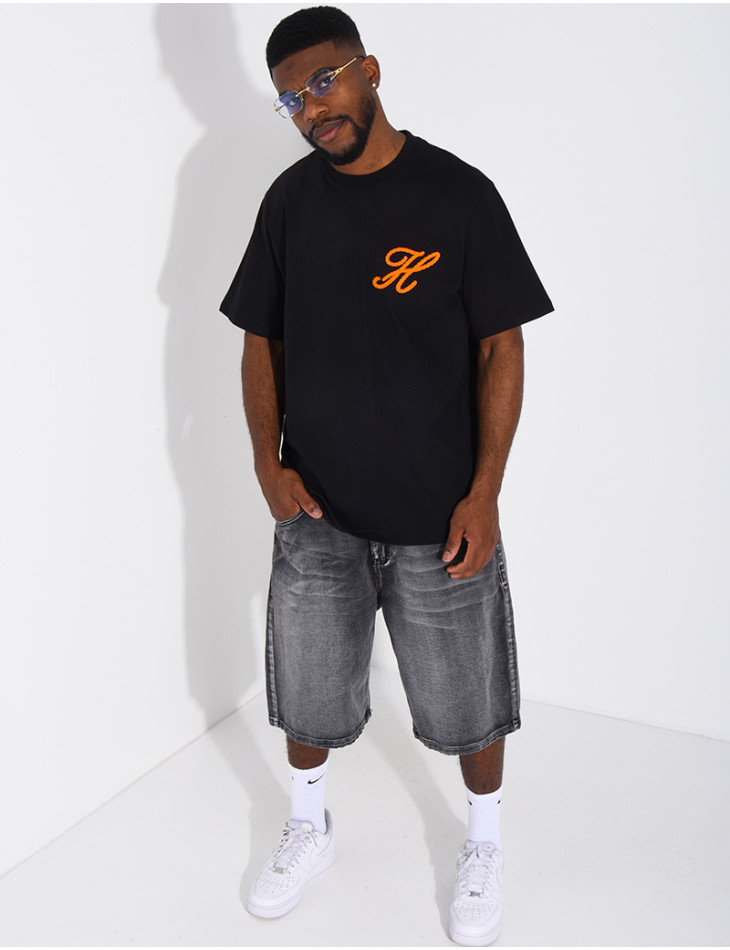 T-shirt "H" brodé