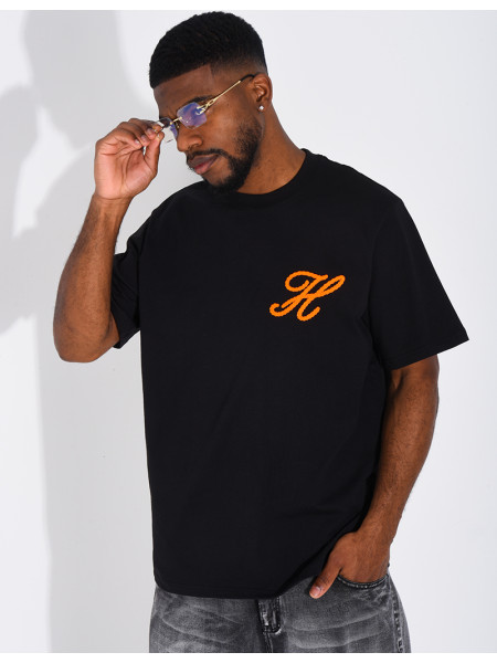 T-shirt "H" brodé