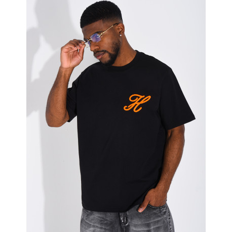 T-shirt "H" brodé
