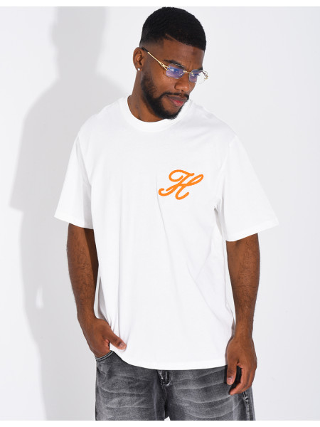 T-shirt "H" brodé