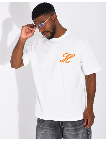 T-shirt "H" brodé