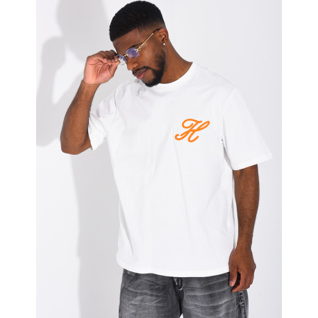 T-shirt "H" brodé