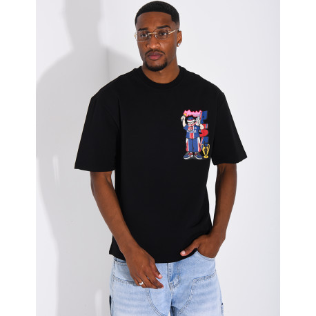 T-shirt avec supporter parisien