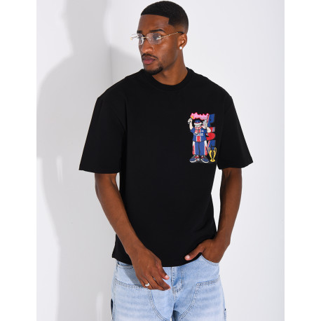 T-shirt avec supporter parisien