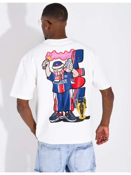 T-shirt avec supporter parisien