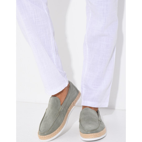 Mocassins en suédine