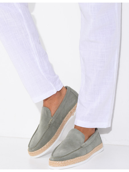 Mocassins en suédine