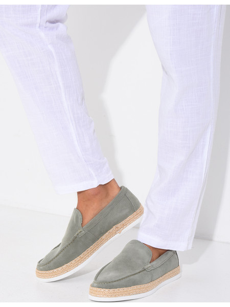 Mocassins en suédine