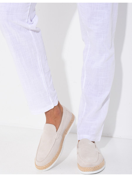 Mocassins en suédine