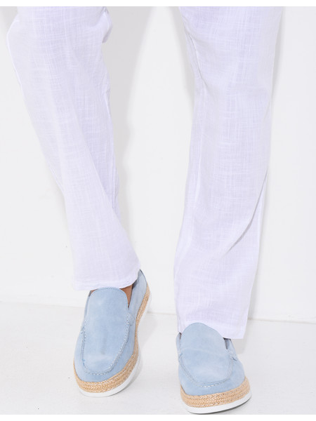 Mocassins en suédine