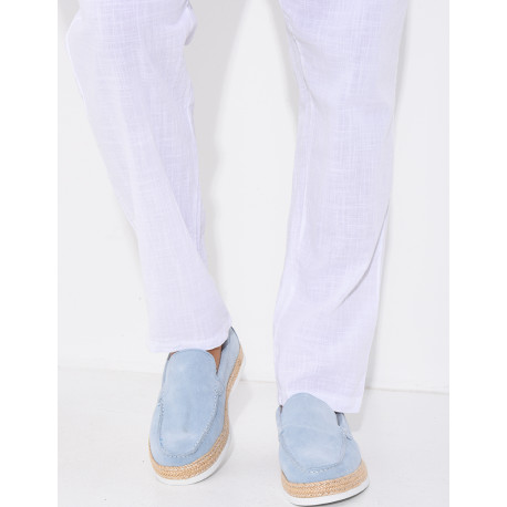 Mocassins en suédine