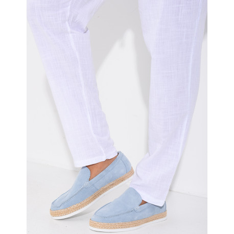 Mocassins en suédine