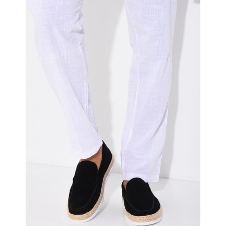 Mocasins en suédine