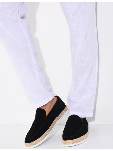 Mocasins en suédine
