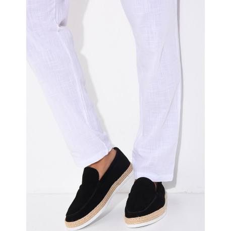 Mocasins en suédine