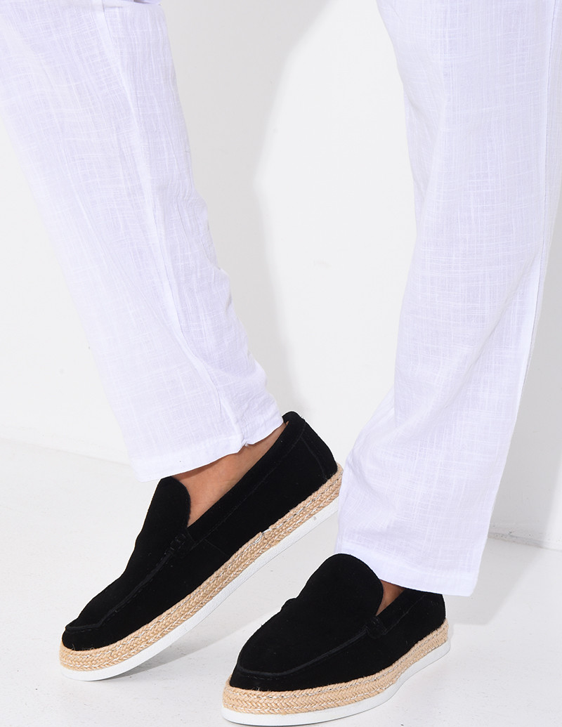 Mocasins en suédine
