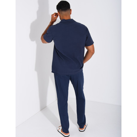 Ensemble pantalon et chemise 100% coton