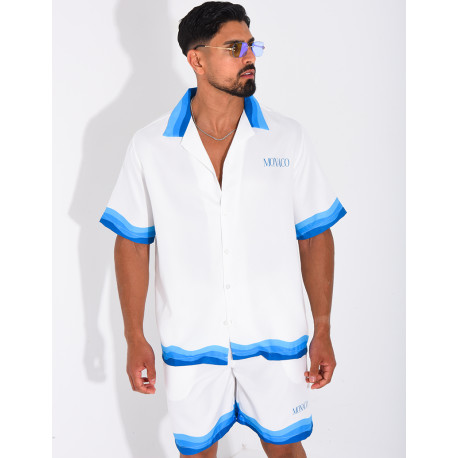 Ensemble short et chemise "Monaco"