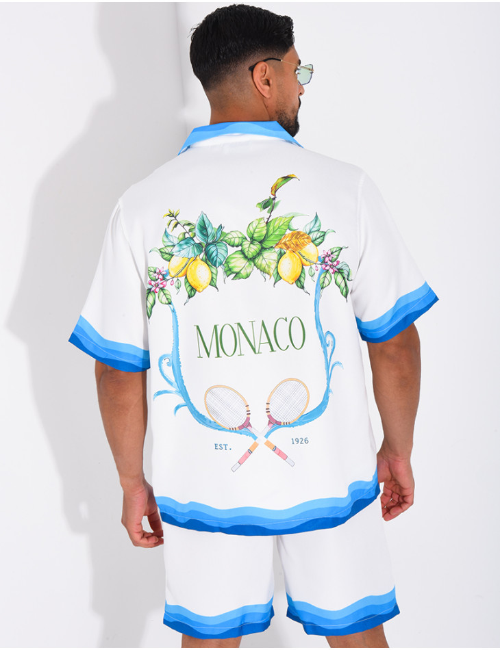 Ensemble short et chemise "Monaco"