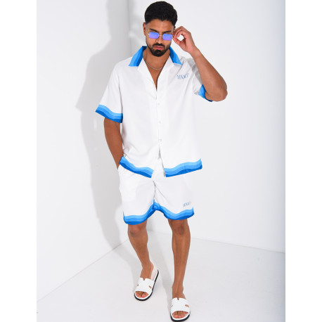 Ensemble short et chemise "Monaco"