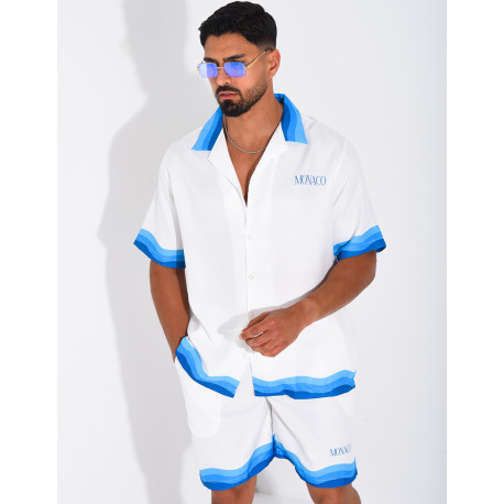 Ensemble short et chemise "Monaco"