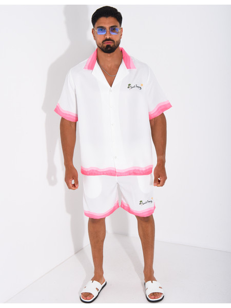 Ensemble short et chemise "Saint Tropez"