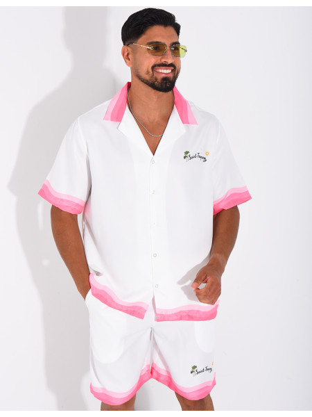 Ensemble short et chemise "Saint Tropez"