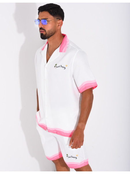 Ensemble short et chemise "Saint Tropez"
