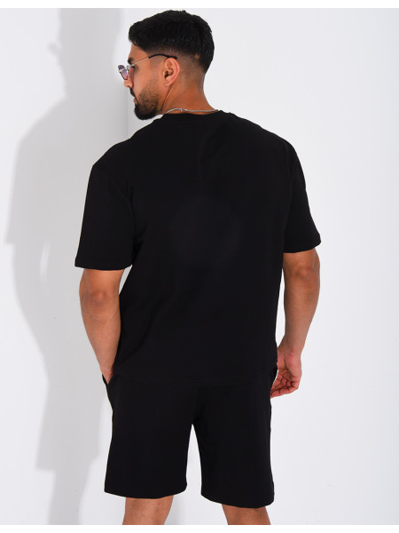 Ensemble short et t-shirt lettre H