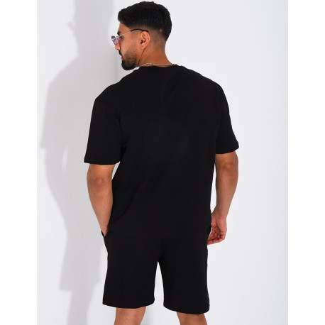 Ensemble short et t-shirt lettre H
