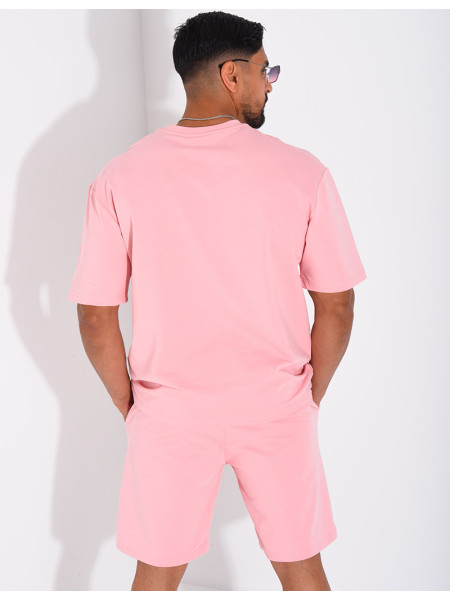 Ensemble short et t-shirt lettre H