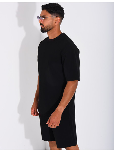 Ensemble texturé short et t-shirt