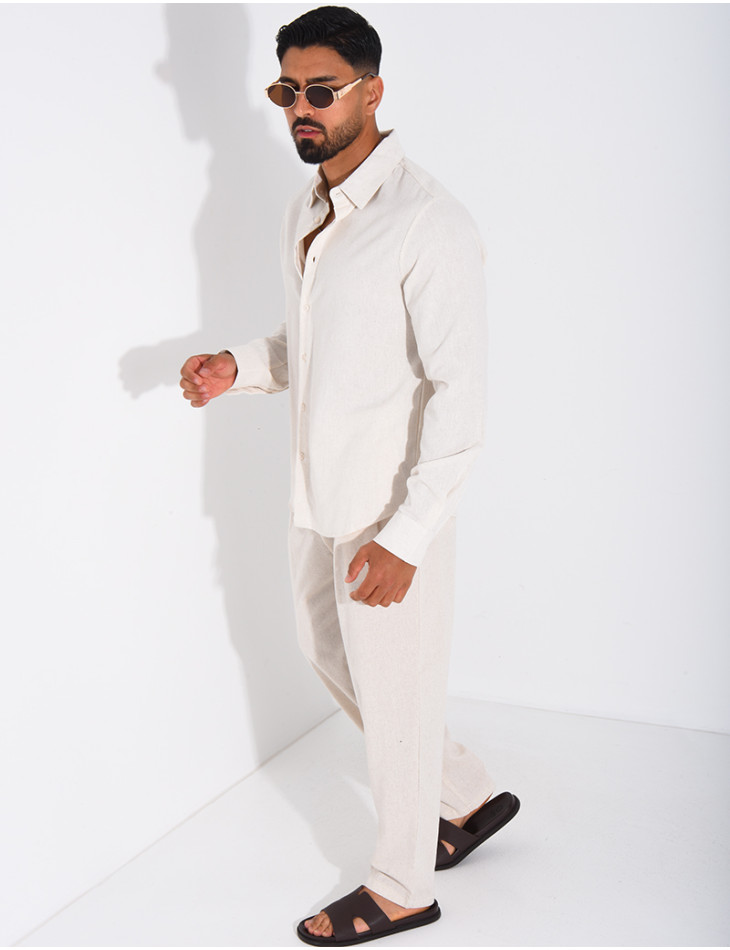 Ensemble pantalon et chemise