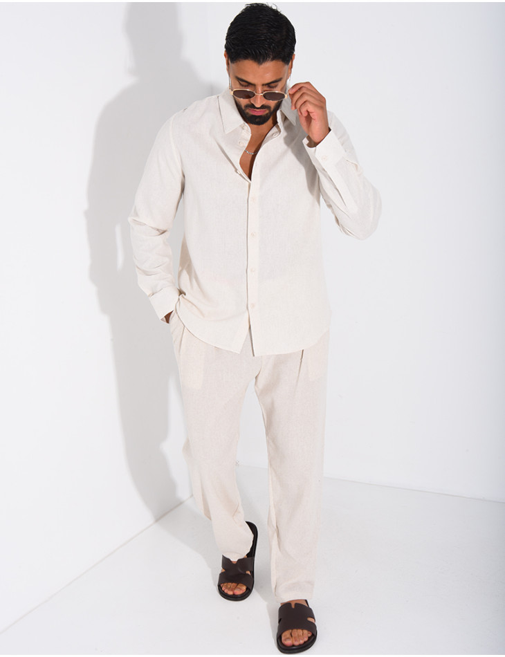 Ensemble pantalon et chemise