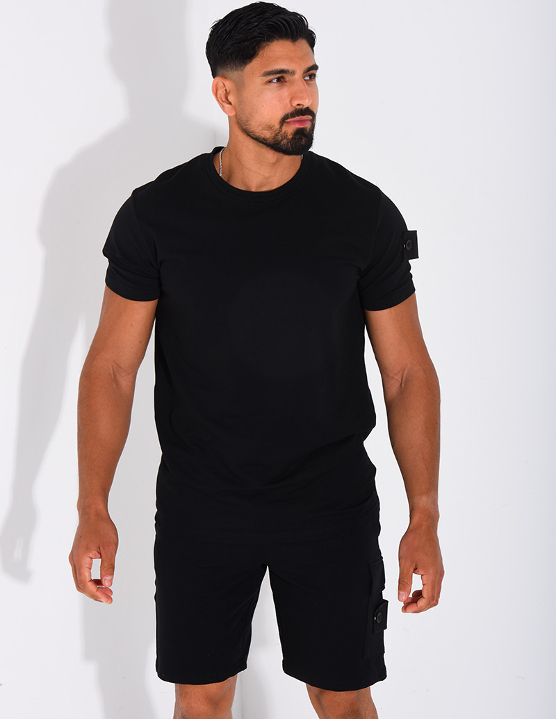 Ensemble uni short et t-shirt