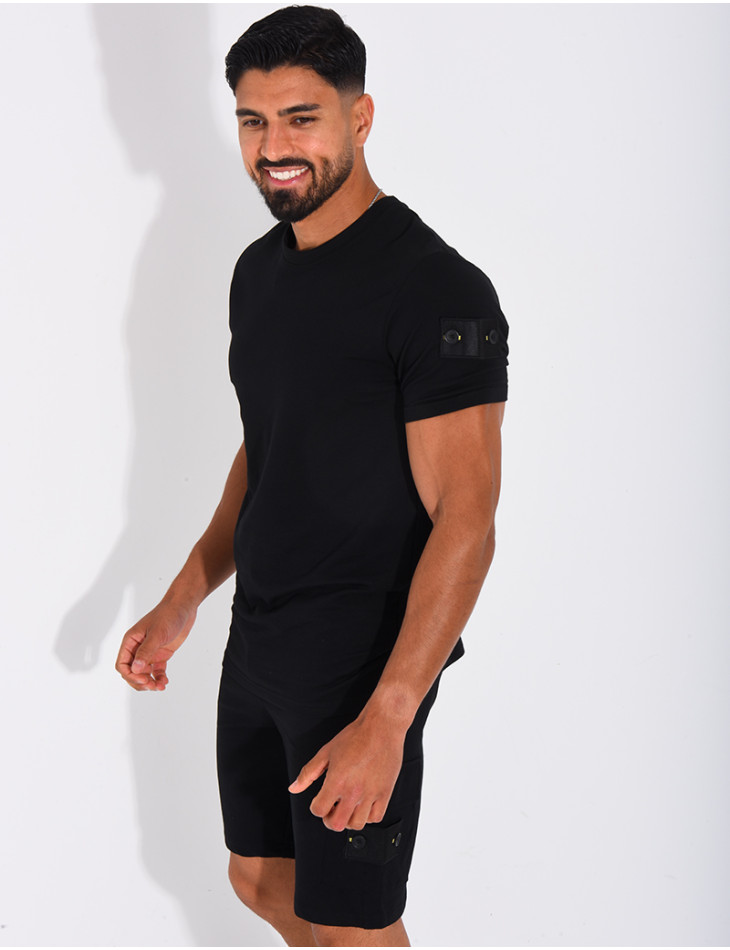 Ensemble uni short et t-shirt