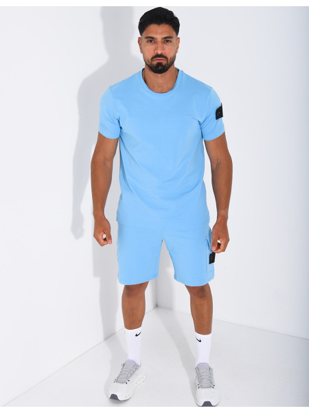 Ensemble uni short et t-shirt
