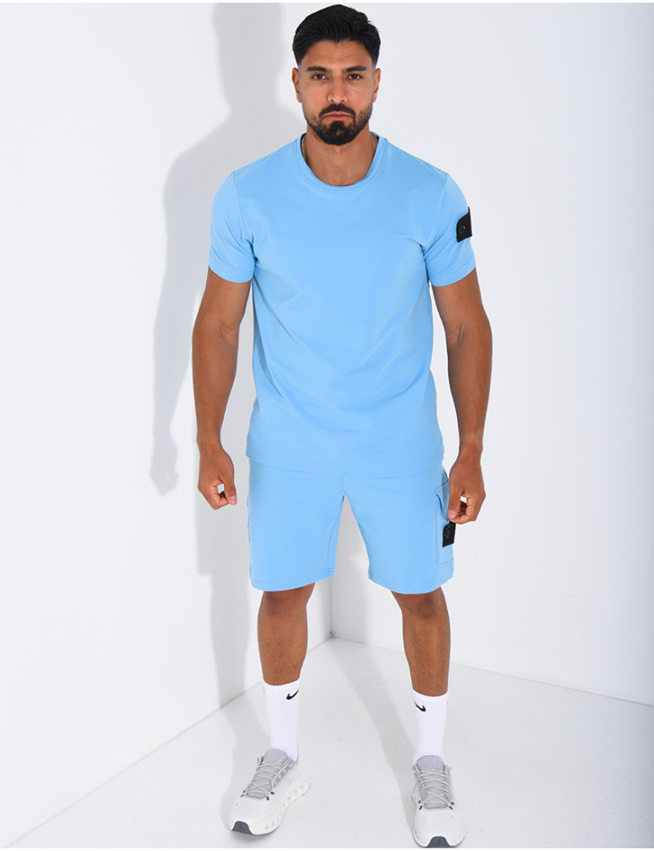 Ensemble uni short et t-shirt
