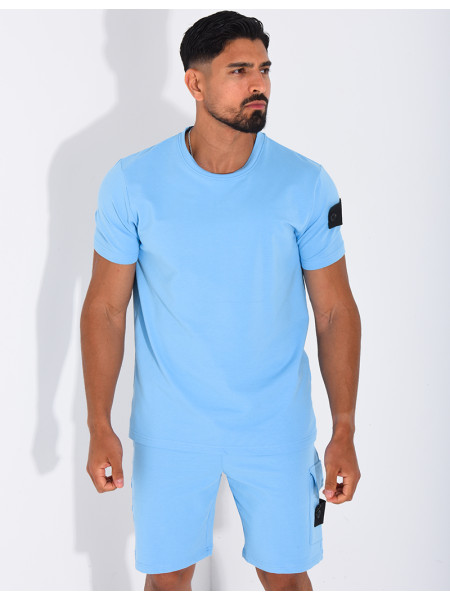 Ensemble uni short et t-shirt