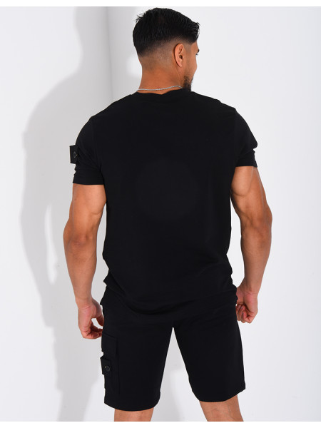 Ensemble uni short et t-shirt