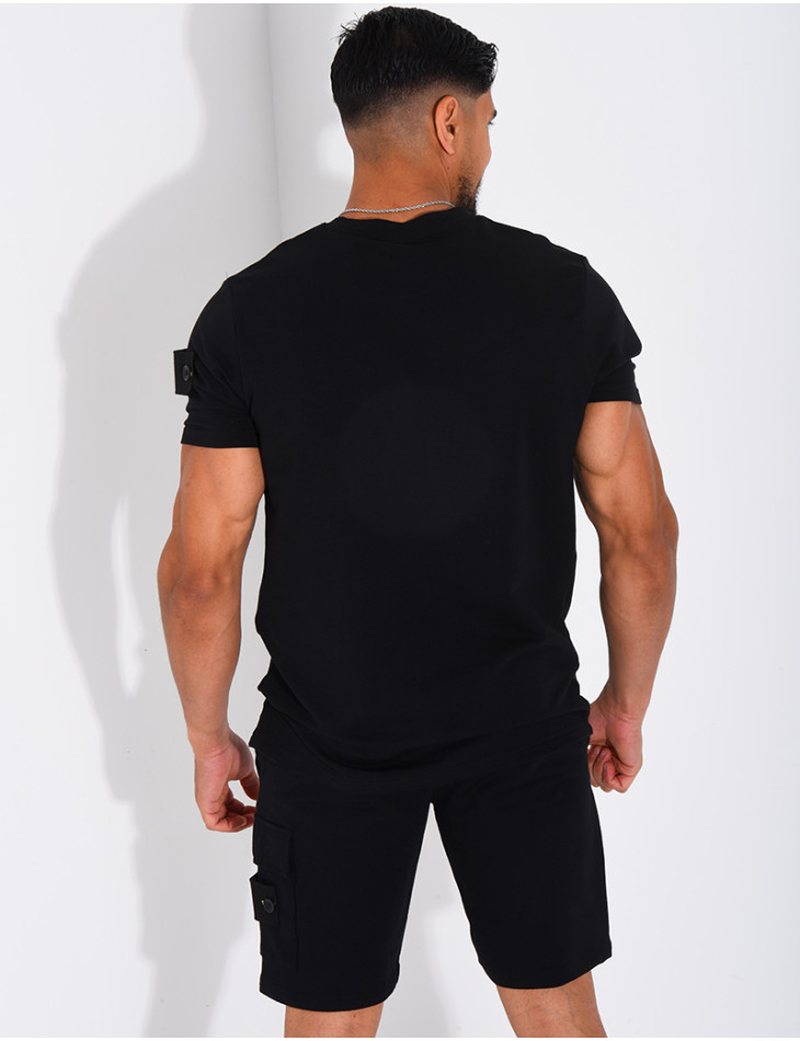 Ensemble uni short et t-shirt