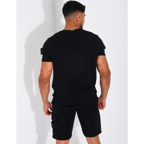 Ensemble uni short et t-shirt