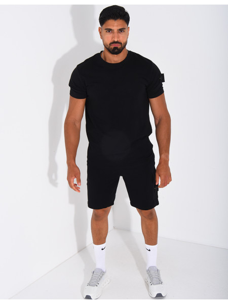 Ensemble uni short et t-shirt